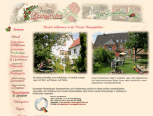 Tablet Screenshot of pension-rosengaertchen.de